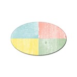 Pastel Textured Squares Sticker 10 Pack (Oval)