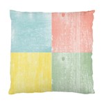 Pastel Textured Squares Cushion Case (Single Sided) 