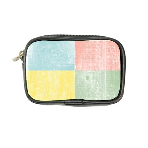 Pastel Textured Squares Coin Purse from ArtsNow.com Front