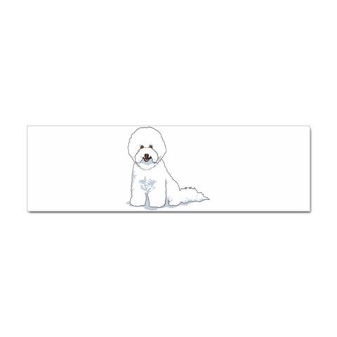 Bichon Frisé Sticker Bumper (100 pack) from ArtsNow.com Front