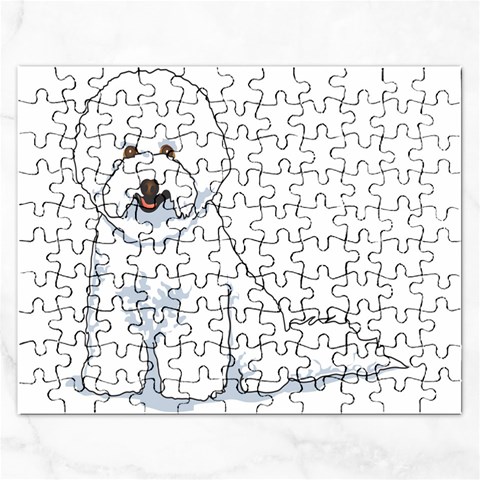 Bichon Frisé Jigsaw Puzzle (Rectangular) from ArtsNow.com Front