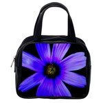 Purple Bloom Classic Handbag (One Side)
