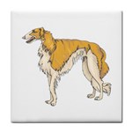 Borzoi Tile Coaster