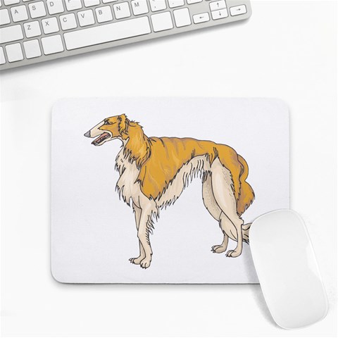 Borzoi Small Mousepad from ArtsNow.com Front