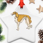 Borzoi Ornament (Star)