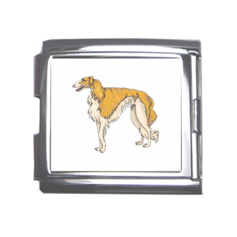 Borzoi Mega Link Italian Charm (18mm) from ArtsNow.com Front