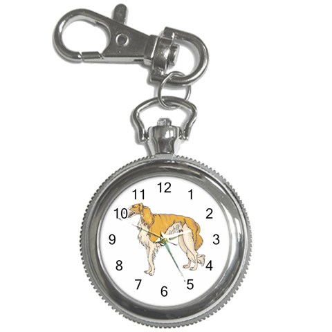 Borzoi Key Chain Watch from ArtsNow.com Front