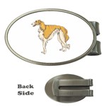 Borzoi Money Clip (Oval)