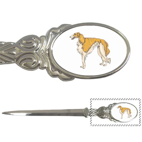 Borzoi Letter Opener from ArtsNow.com Front