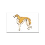 Borzoi Sticker (Rectangular)
