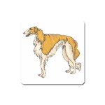 Borzoi Magnet (Square)