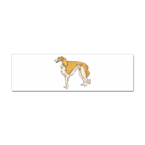Borzoi Sticker Bumper (10 pack) from ArtsNow.com Front