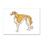 Borzoi Sticker A4 (10 pack)