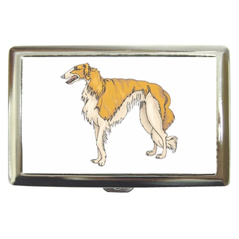 Borzoi Cigarette Money Case from ArtsNow.com Front