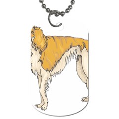 Borzoi Dog Tag (Two Sides) from ArtsNow.com Back