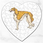 Borzoi Jigsaw Puzzle (Heart)