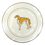 Borzoi Porcelain Plate