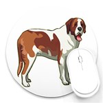 St. Bernard Round Mousepad