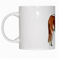 St. Bernard White Mug from ArtsNow.com Left
