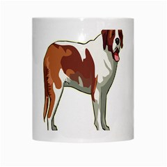St. Bernard White Mug from ArtsNow.com Center