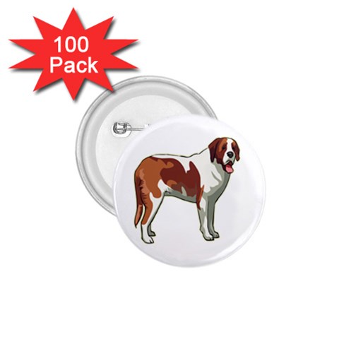 St. Bernard 1.75  Button (100 pack)  from ArtsNow.com Front