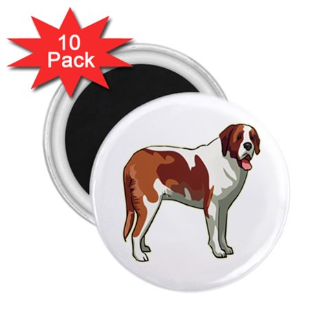 St. Bernard 2.25  Magnet (10 pack) from ArtsNow.com Front