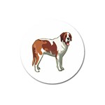 St. Bernard Magnet 3  (Round)