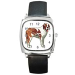 St. Bernard Square Metal Watch