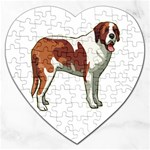 St. Bernard Jigsaw Puzzle (Heart)