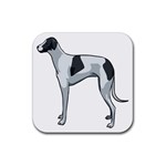 Whippet Rubber Coaster (Square)