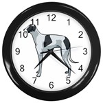 Whippet Wall Clock (Black)