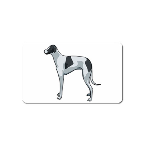 Whippet Magnet (Name Card) from ArtsNow.com Front
