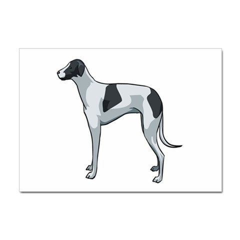 Whippet Sticker A4 (10 pack) from ArtsNow.com Front