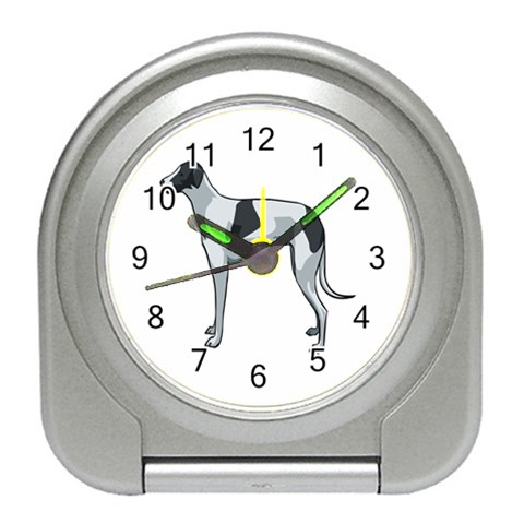 Whippet Travel Alarm Clock from ArtsNow.com Front