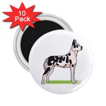 Great Dane 2.25  Magnet (10 pack)