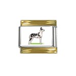 Great Dane Gold Trim Italian Charm (9mm)
