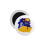 Stick Figure Basketball Player 1.75  Magnet