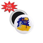 Stick Figure Basketball Player 1.75  Magnet (100 pack) 