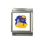 Stick Figure Basketball Player Italian Charm (13mm)