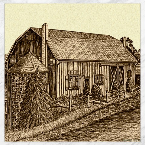 Sugarcreek Barn 15.2 x15.41  Canvas - 1