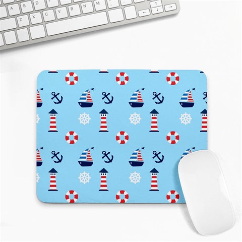 Sailing The Bay Small Mouse Pad (Rectangle) from ArtsNow.com Front