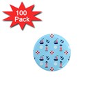 Sailing The Bay 1  Mini Button Magnet (100 pack)