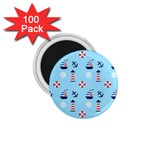 Sailing The Bay 1.75  Button Magnet (100 pack)