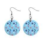 Sailing The Bay Mini Button Earrings