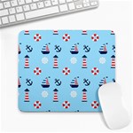 Sailing The Bay Large Mouse Pad (Rectangle)