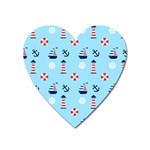 Sailing The Bay Magnet (Heart)