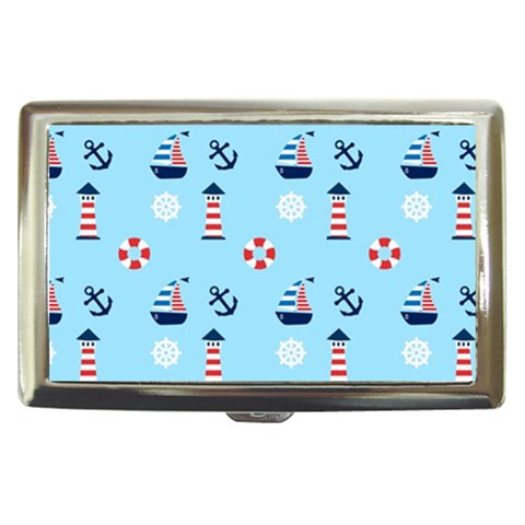 Sailing The Bay Cigarette Money Case from ArtsNow.com Front
