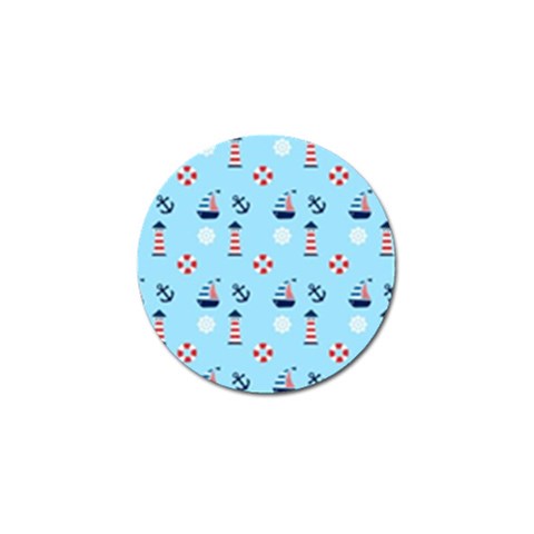 Sailing The Bay Golf Ball Marker 10 Pack from ArtsNow.com Front