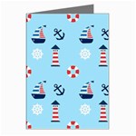 Sailing The Bay Greeting Card (8 Pack)
