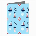 Sailing The Bay Greeting Card (8 Pack)